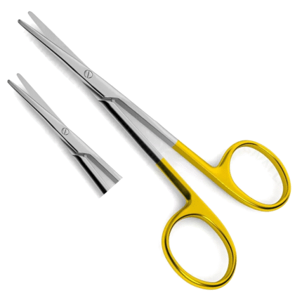 Strabismus Scissors – Straight 4½″ Tungsten Carbide Surgical Scissors