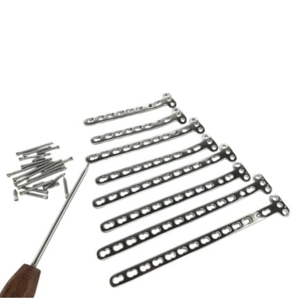 Locking Medial Proximal Tibial 4.5/5.0mm Plates (R/L) with Locking Screws – 104 Pcs Set
