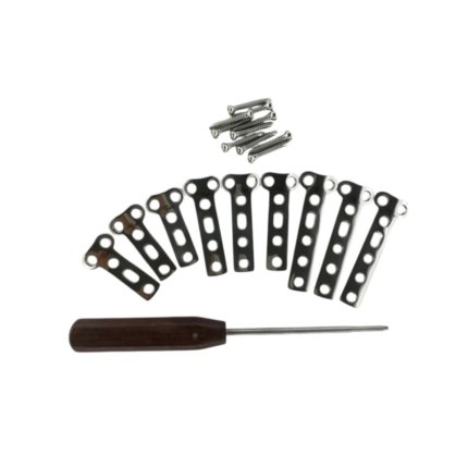 3.5mm T Plate (3–10 Holes) & 3.5mm Cortical Screws – 75 Pcs Set SS 316L