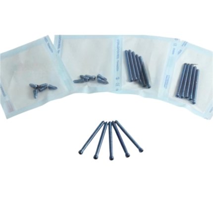 Locking (Safety Lock) Titanium Blue 2.7mm Ø Hex Head Screws Self Tapping – 75 Pcs Set