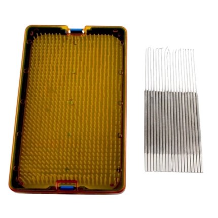 Rhoton Micro Dissector Kit – Straight w/ Rack, 19 PCs Set, Surgical Instruments S-S