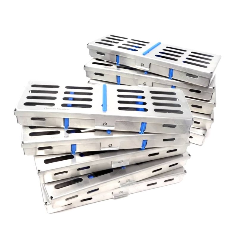 Autoclave Sterilization Cassette Rack Dental Tray 10 Instruments ...