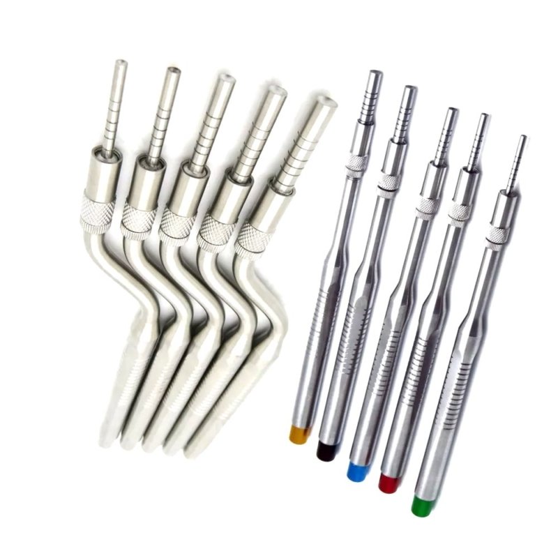 Tip Bone Instruments Set Trays – 10 Pieces Dental Osteotomes Straight & Curved ...