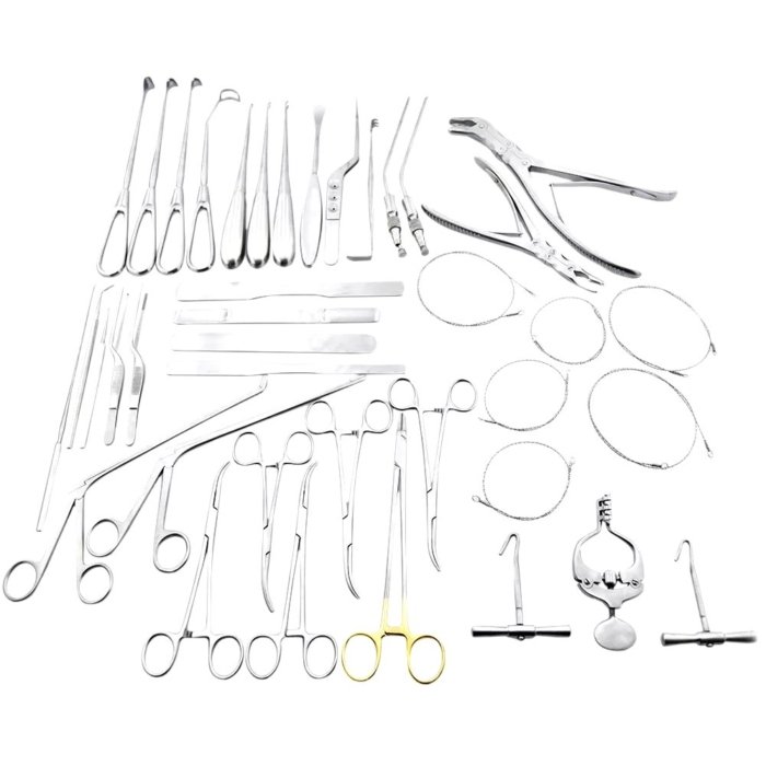 Basic Operative Set Basic Craniotomy Instrument Set (40 Pieces) - Surgical Mark