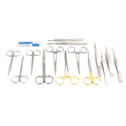Basic Dermal Surgical Instruments Set