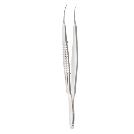 Ophthalmology Castro Suture Forceps Angled Jaw 0.12mm Teeth