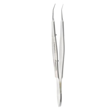 Ophthalmology Castro Suture Forceps Angled Jaw 0.3mm Teeth