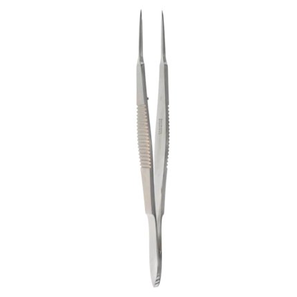 Ophthalmology Jewelers Forceps With Platform Straight