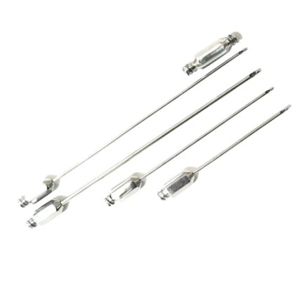Luer Lock Liposuction Cannula Set with Transfer Adapter for Luer Lock Syringes