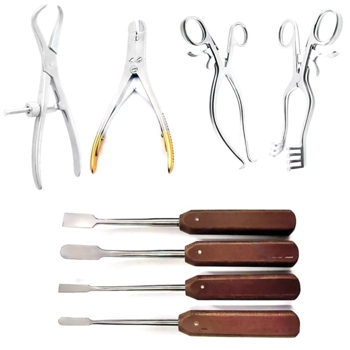 Posterior Elevator Pin Wire Cutter Retractor Set 8 Pcs - Surgical Mark