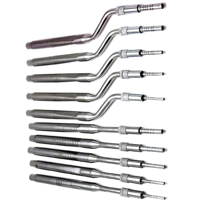 Sinus Lift Osteotome Kit 10 Pieces Dental Implant Set - Surgical Mark