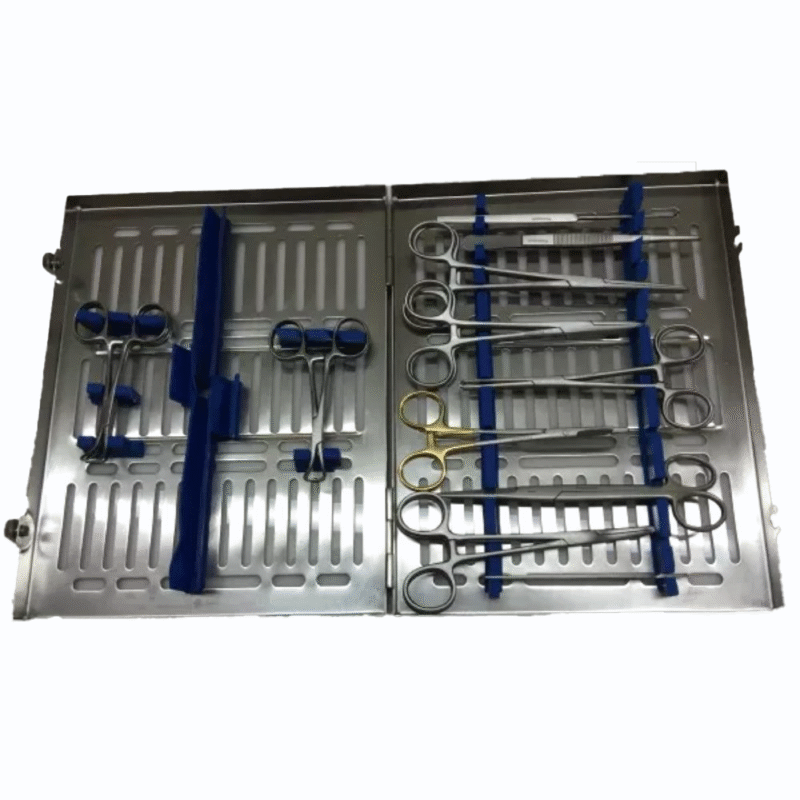 Instrument Box Veterinary Spay Pack Kit – Surgical Veterinary Instruments with Autoclave Box ...