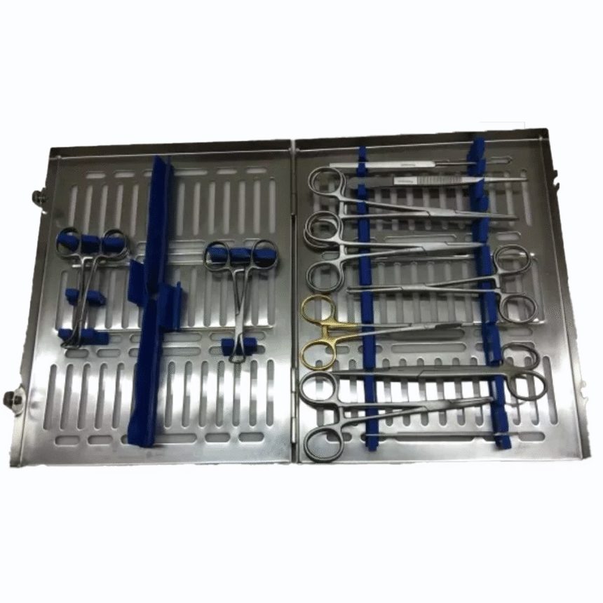 Spay Pack Kit – Surgical Veterinary Instruments with Autoclave Box ...