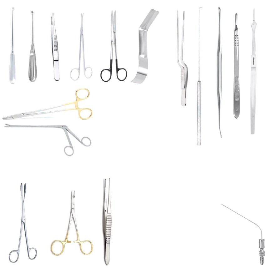 Spinal Decompression Instruments Spinal Surgery Instrument Set for Decompression & Fusion - Surgical Mark